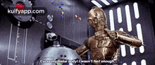 c3po from star wars says curse my metal body