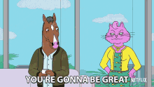 Youre Gonna Be Great Bojack GIF - Youre Gonna Be Great Bojack Princess Carolyn GIFs