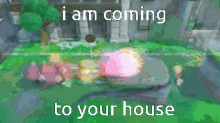 Kirby Mouthful Mode GIF - Kirby Mouthful Mode I Am Coming To Your House GIFs