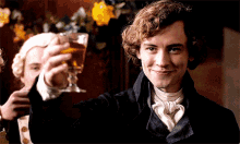 Heres To You Raise A Glass GIF - Heres To You Raise A Glass Drink Up GIFs