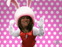 Happy Birthday Bunny Costume GIF - Happy Birthday Bunny Costume Dancing GIFs