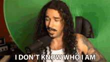 I Dont Know Who I Am Anthony Vincent GIF - I Dont Know Who I Am Anthony Vincent Ten Second Songs GIFs
