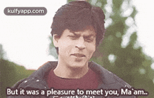 But It Was A Pleasure To Meet You, Ma'Am..Gif GIF - But It Was A Pleasure To Meet You Ma'Am. Shah Rukh Khan GIFs