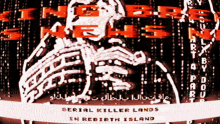 a poster for serial killer lands in rebirth island shows a skeleton