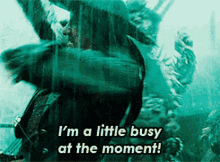 Barbossa Busy At The Moment GIF - Barbossa Busy At The Moment Pirates Of The Carribean GIFs