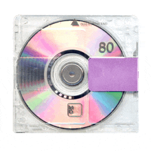a cd with the number 80 on the front