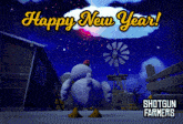 Shotgun Farmers Happy New Year GIF