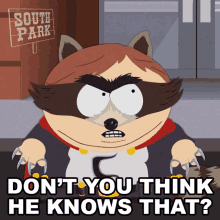 Dont You Think He Knows That The Coon GIF - Dont You Think He Knows That The Coon Eric Cartman GIFs