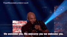 Tony Baker Welcome GIF - Tony Baker Welcome Stand Up Comedian GIFs