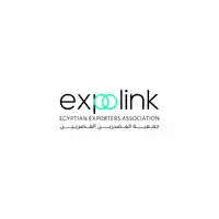 a logo for the egyptian exporters association is displayed on a white background
