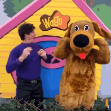 Dancing With The Dog Lachy Wiggle GIF - Dancing With The Dog Lachy Wiggle The Wiggles GIFs