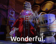 a cartoon character is holding a bucket of paint that says paint