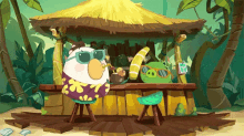 Angry Birds Drinking/Vacationing GIF - Happyhour Angrybirds Drinking GIFs