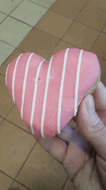 Valentine Heart Donut Doughnuts GIF