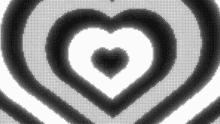 Heart Tunnel Hearts GIF - Heart Tunnel Hearts Black And White GIFs