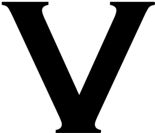 Venus Letter V Sticker - Venus Letter V Logo Stickers