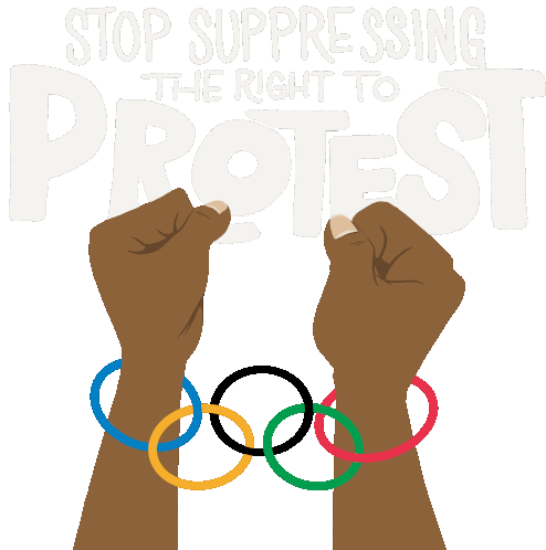 Stop Suppressing The Right To Protest Athletes Sticker - Stop Suppressing The Right To Protest Athletes Protest Stickers