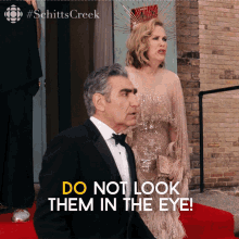 Do Not Look Them In The Eye Eugene Levy GIF