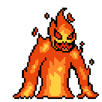Fire Monster Sticker