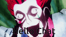 Hisoka Hello GIF - Hisoka Hello Hello Chat GIFs
