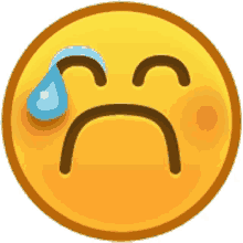 sad crying emotional tears emoji