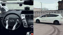 Self-driving Prius GIF