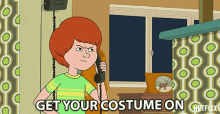 Get Your Costume On Lets Go GIF - Get Your Costume On Lets Go Get Ready GIFs