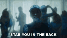Stab You In The Back Blackbear GIF - Stab You In The Back Blackbear My Worst Song GIFs