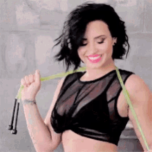 Demi Lovato GIF - Demi Lovato Jump Rope GIFs