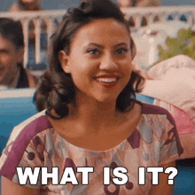 What Is It Olivia GIF - What Is It Olivia Grease Rise Of The Pink Ladies GIFs