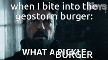 Geostorm Burger GIF - Geostorm Burger Bite GIFs
