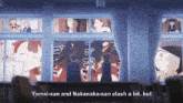 yamai-san and nakanaka-san clash a lot but in a classroom