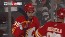 Calgary Flames Matthew Coronato GIF - Calgary Flames Matthew Coronato Flames GIFs