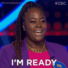 Im Ready Jodi GIF - Im Ready Jodi Family Feud Canada GIFs