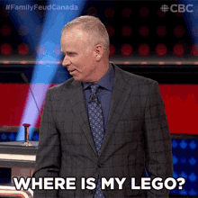 Where Is My Lego Gerry Dee GIF - Where Is My Lego Gerry Dee Family Feud Canada GIFs