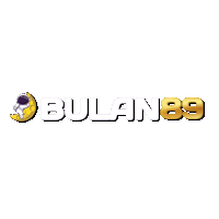 a logo for bulan89 with an astronaut sitting on the moon