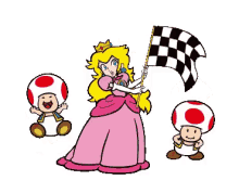 Princess Peach Toads GIF - Princess Peach Toads Mario Kart GIFs