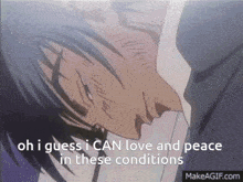 Love And Peace Wolfwood GIF - Love And Peace Wolfwood Trigun GIFs