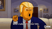 Donald Trump Shh GIF - Donald Trump Shh Im Talking GIFs