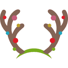 antlers winter joy joypixels reindeer deer