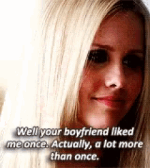 Rebekah Mikaelson Your Friend Liked Me GIF - Rebekah Mikaelson Your Friend Liked Me More Than Once GIFs