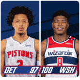 Detroit Pistons (97) Vs. Washington Wizards (100) Post Game GIF