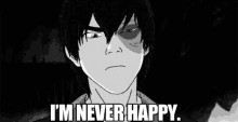 I Am Never Happy Zuko GIF - I Am Never Happy Zuko Avatar Legend Of Aang GIFs