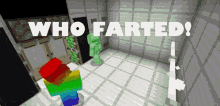 Who Farted Minecraft Fart GIF - Who Farted Minecraft Fart Funny Minecraft GIFs