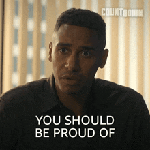a man says you should be proud of