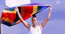 Natasha Cloud Pride GIF - Natasha Cloud Pride Pride Flag GIFs