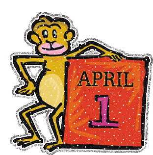 1april No Monkey Business Sticker - 1april No Monkey Business April Fools Stickers