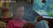 chilling gordie lachance stand by me reading book relaxing