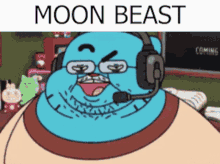 Moon Beast Funny GIF