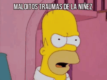 Simpsons Homer Simpson GIF - Simpsons Homer Simpson Malditos Trauma De La Ninez GIFs